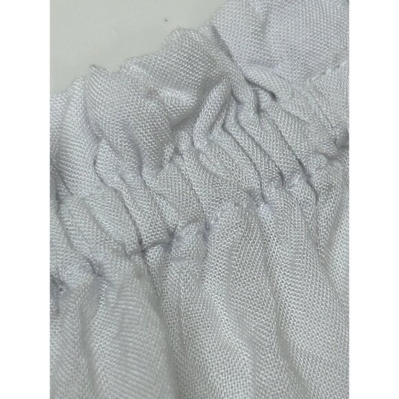 Boheme Skemo Daydream Mini Dress S White Yellow Green Embroidered Beads Tassels - Picture 16 of 16